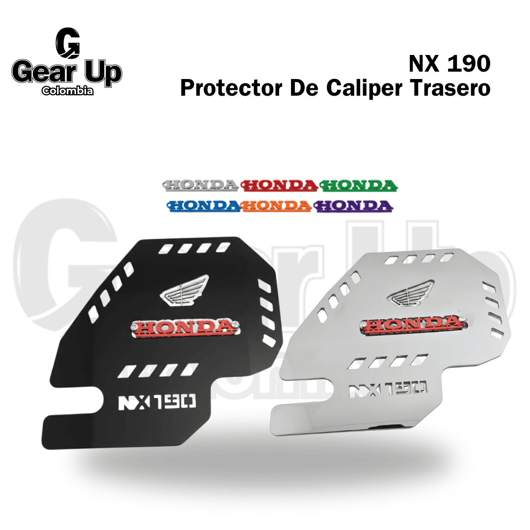 NX 190 - Protector Caliper Trasero + Logo 3D