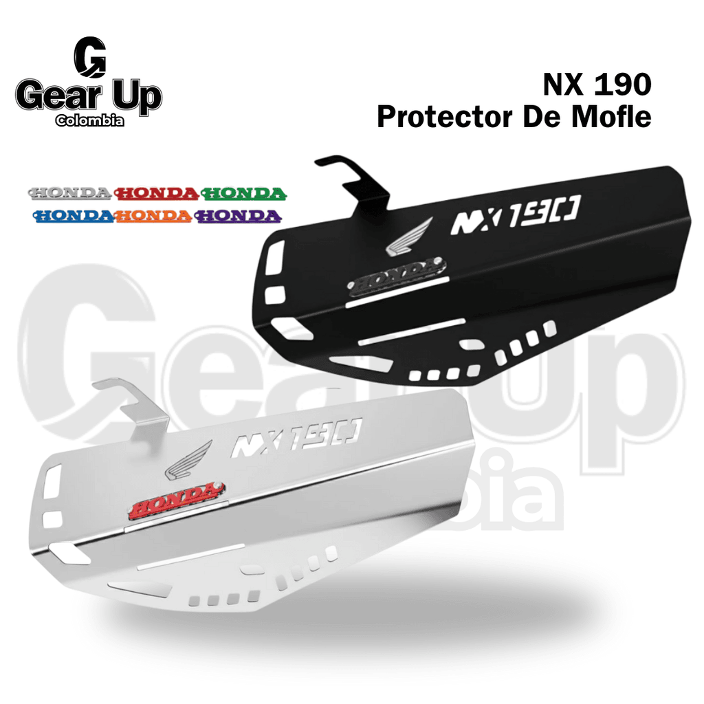 NX 190 - Protector de Mofle + Logo 3D