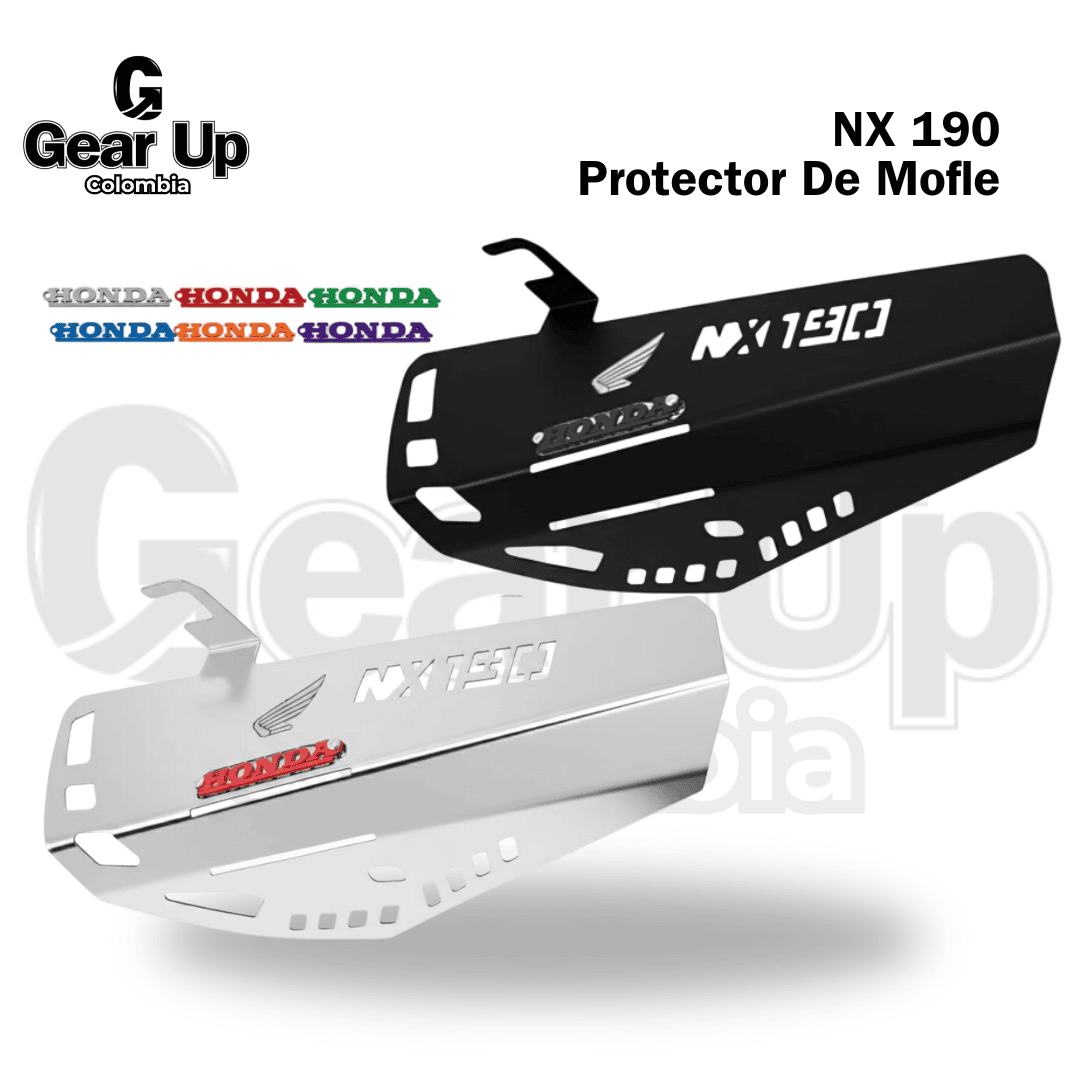 NX 190 - Protector de Mofle + Logo 3D