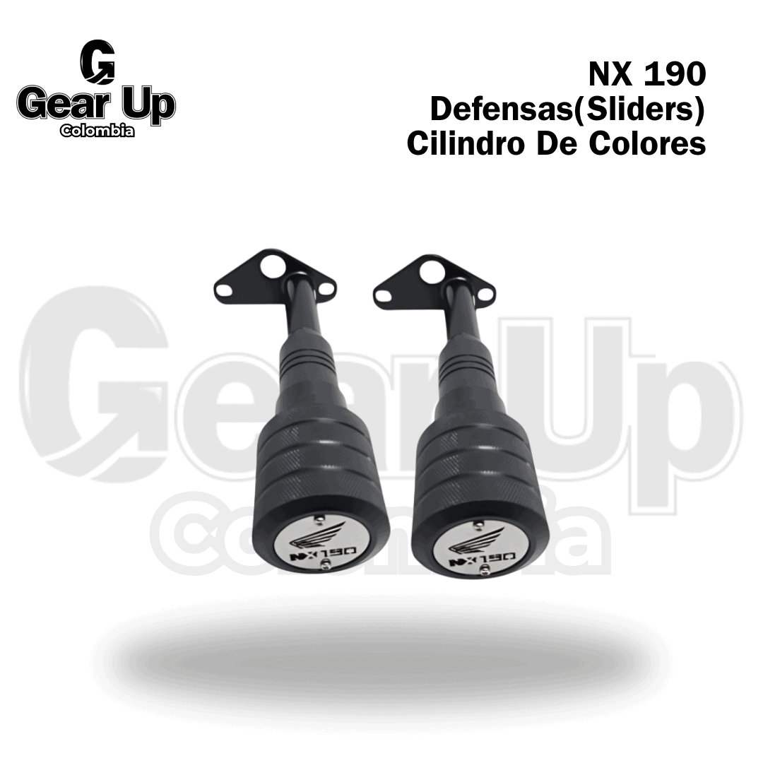 NX 190 - Defensas (Sliders) cilindro de Colores