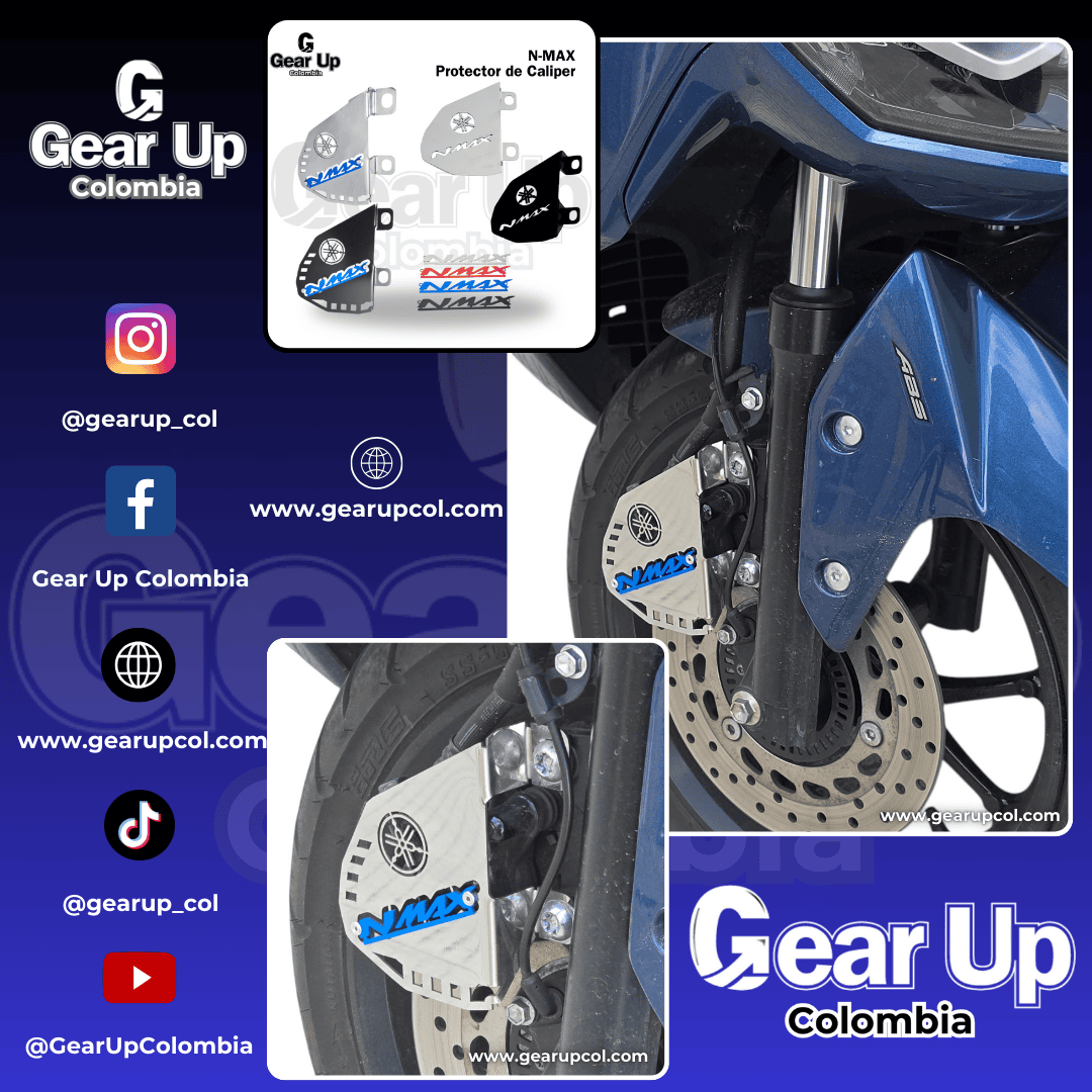 Nmax y Nmax Connected - Protector de Caliper + Logo 3D