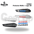 Nmax - Protector Mofle / Exosto + Logo 3D