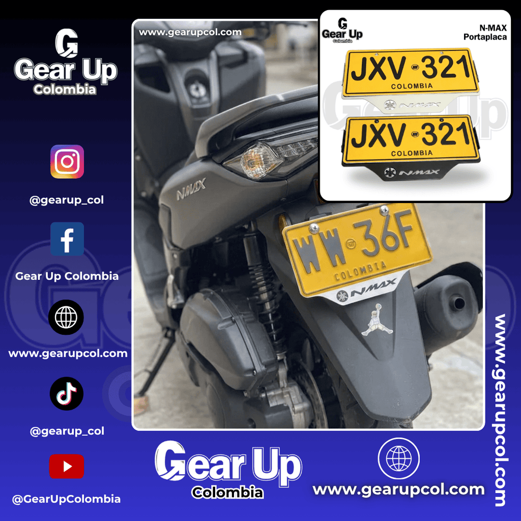 Nmax - Portaplaca