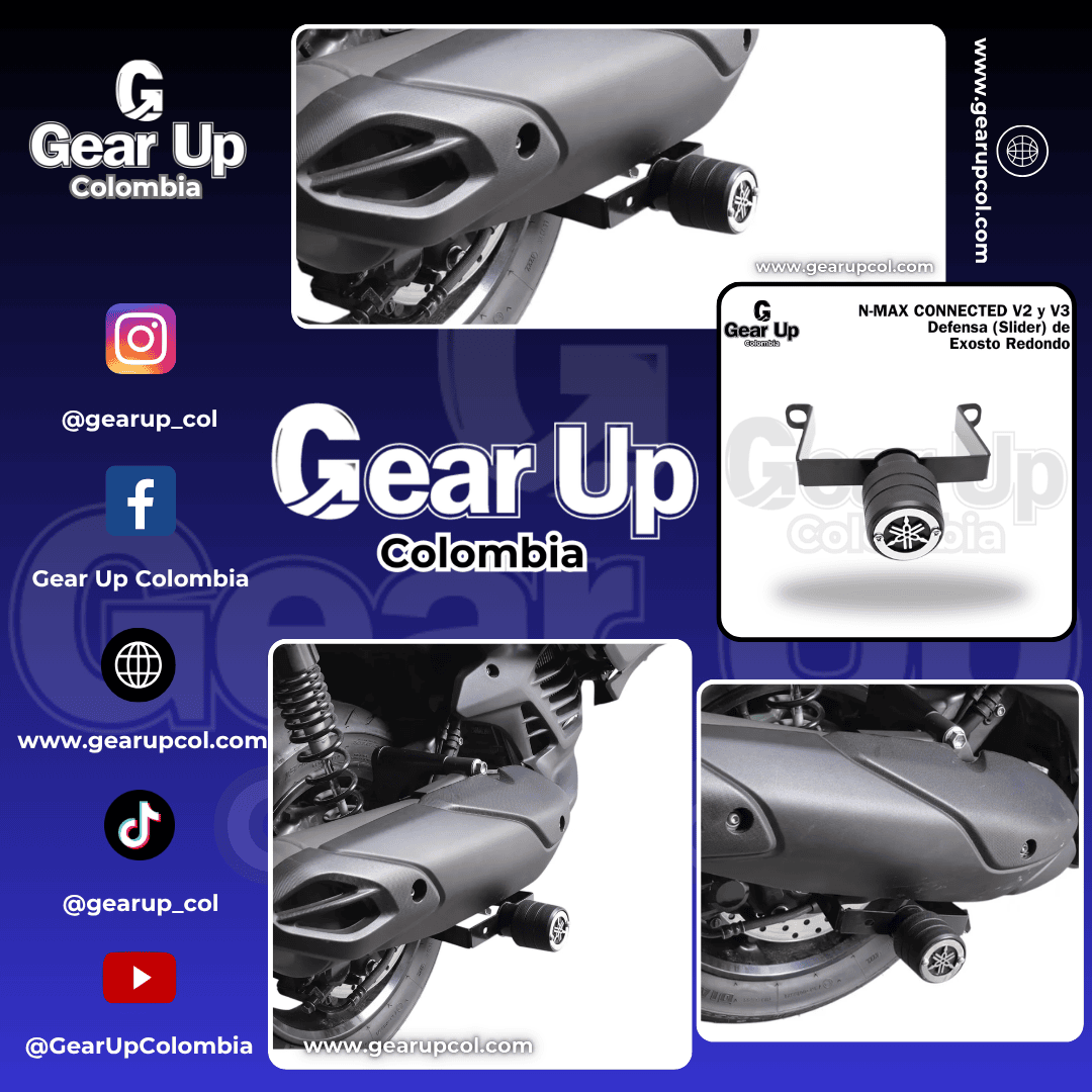 Nmax Connected V3 - Defensa (Slider) Exosto Redondo