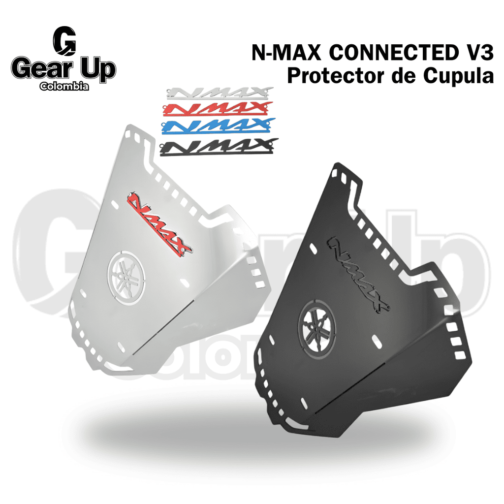 Nmax Connected V3 - Cúpula Grande + Logo 3D