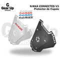 Nmax Connected V3 - Cúpula Grande + Logo 3D
