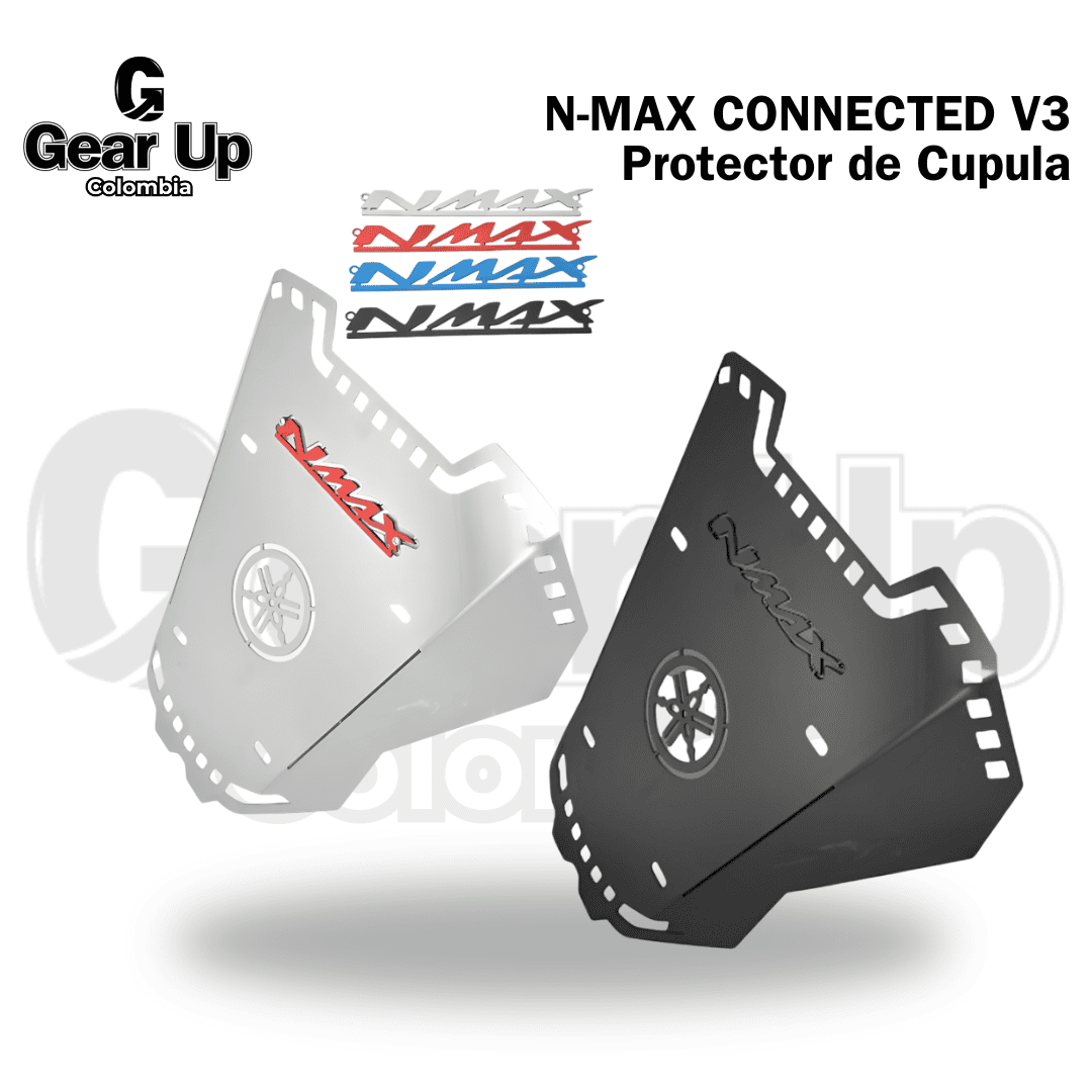 Nmax Connected V3 - Cúpula Grande + Logo 3D