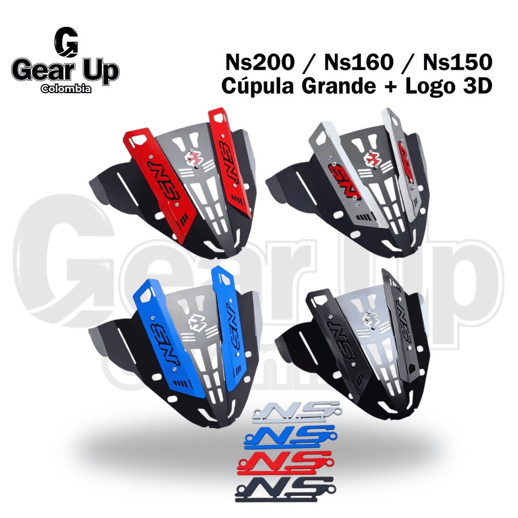 NS 200 - Cúpula Grande + Logo 3D