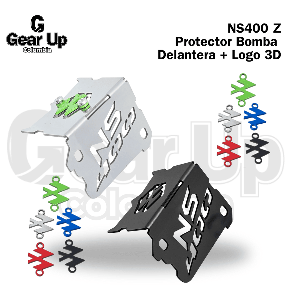 Ns400Z - Protector Bomba Delantera + Logo 3D