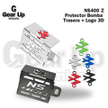 Ns400Z - Protector Bomba Trasera + Logo 3D