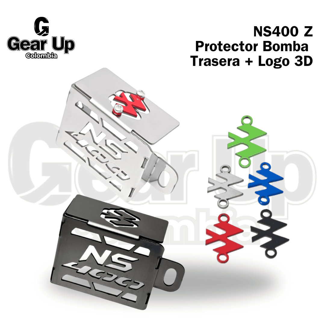 Ns400Z - Protector Bomba Trasera + Logo 3D