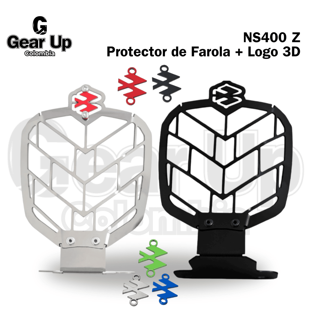 Ns400Z - Protector de Farola + Logo 3D
