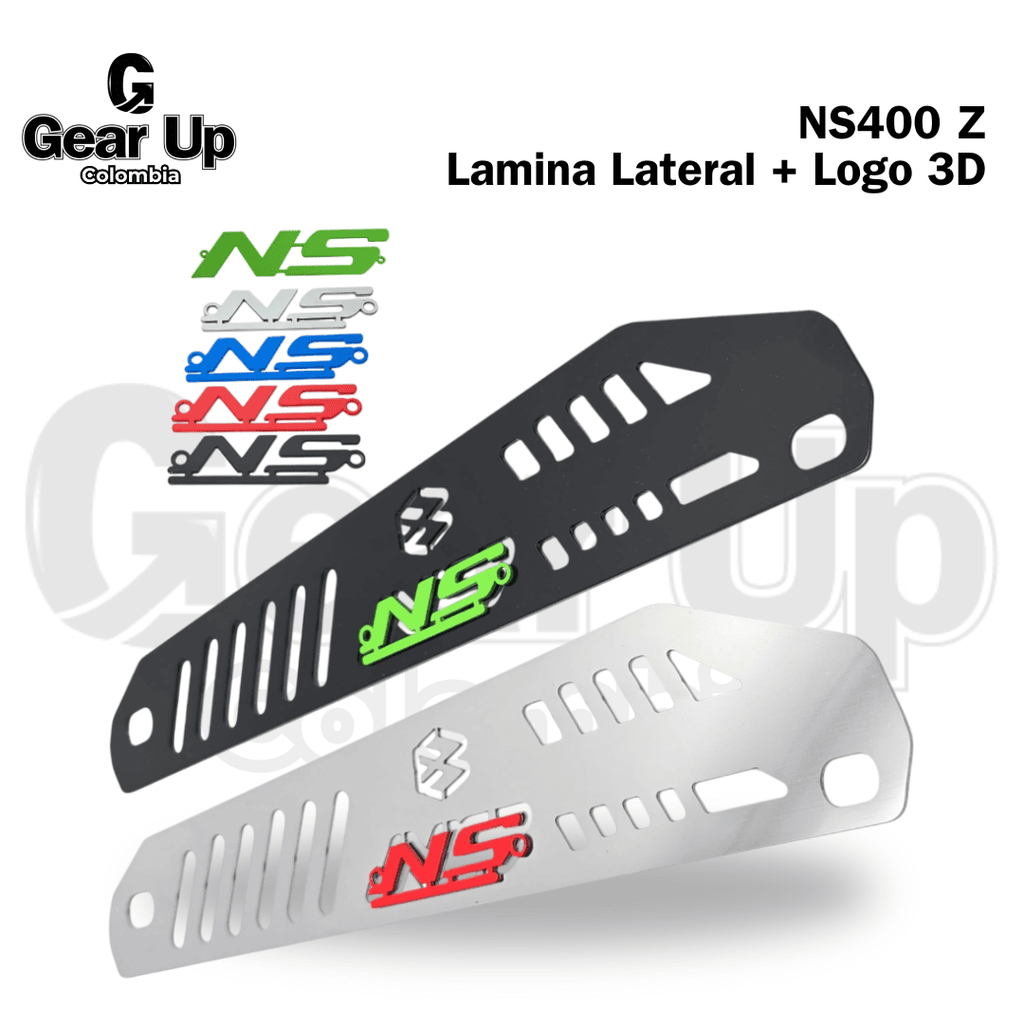 Ns400Z - Lamina Lateral + Logo 3D