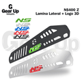 Ns400Z - Lamina Lateral + Logo 3D