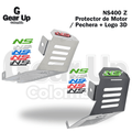 Ns400Z - Protector de Motor / Pechera + Logo 3D
