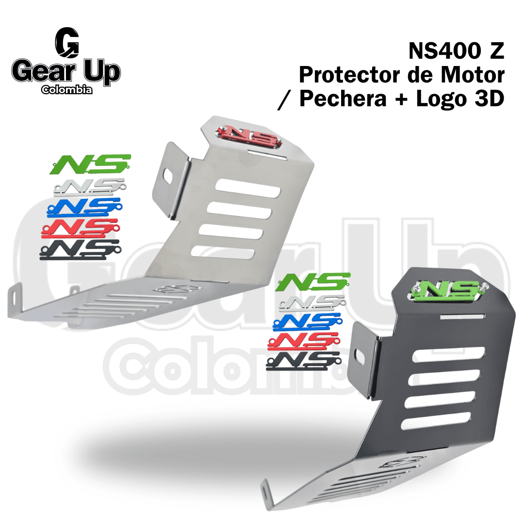 Ns400Z - Protector de Motor / Pechera + Logo 3D