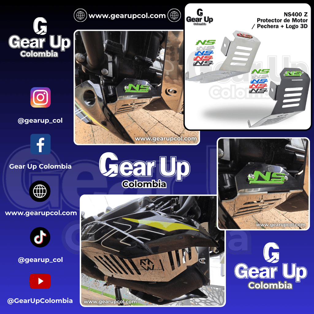 NS 400 Z - Kit Protectores + Logo 3D