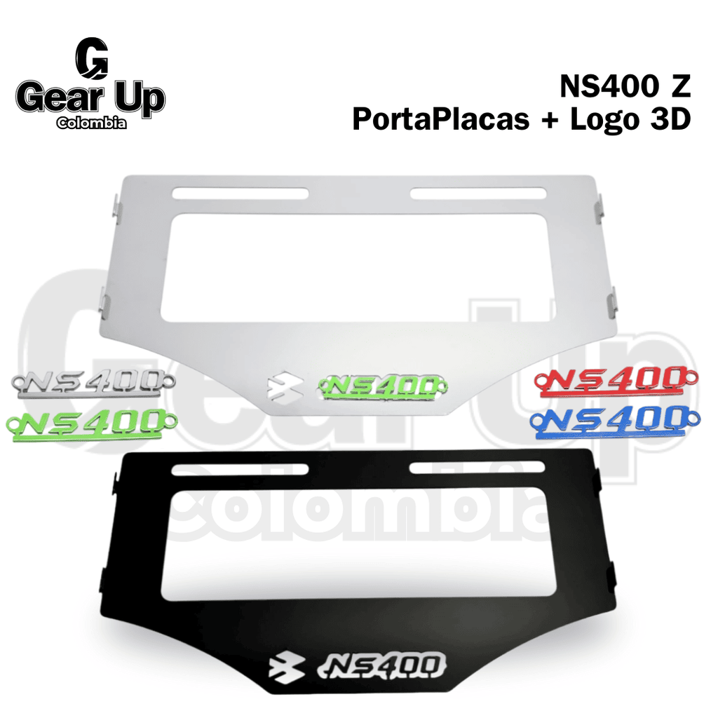 NS400Z - Portaplaca + Logo 3D