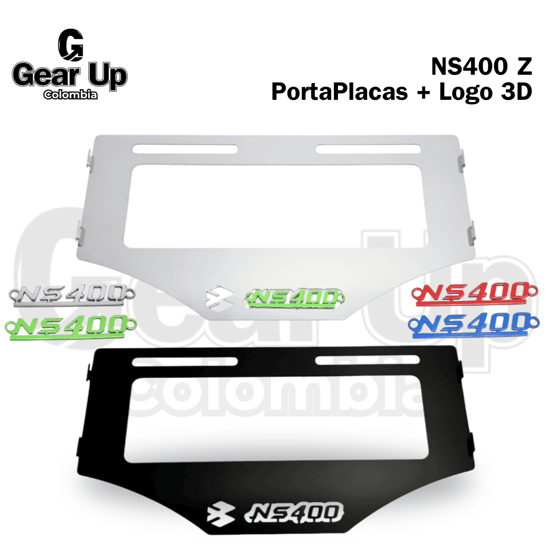 NS400Z - Portaplaca + Logo 3D