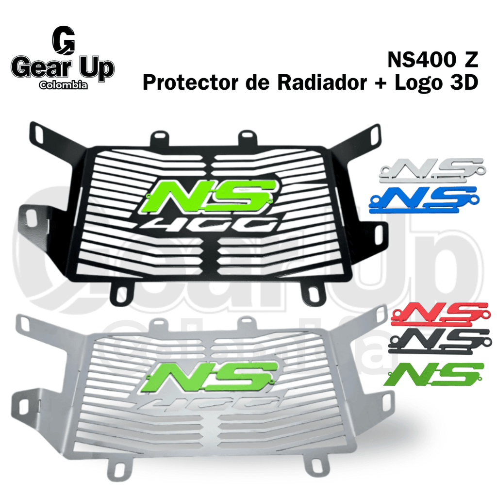 Ns400Z - Protector de Radiador + Logo 3D