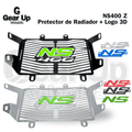 Ns400Z - Protector de Radiador + Logo 3D
