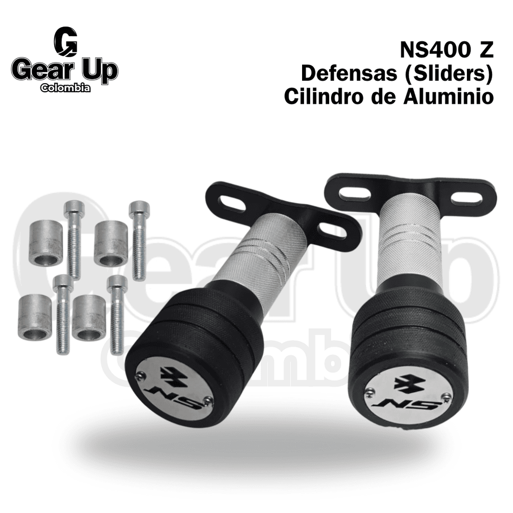 Ns400Z - Defensas (Sliders) Cilindro de Aluminio
