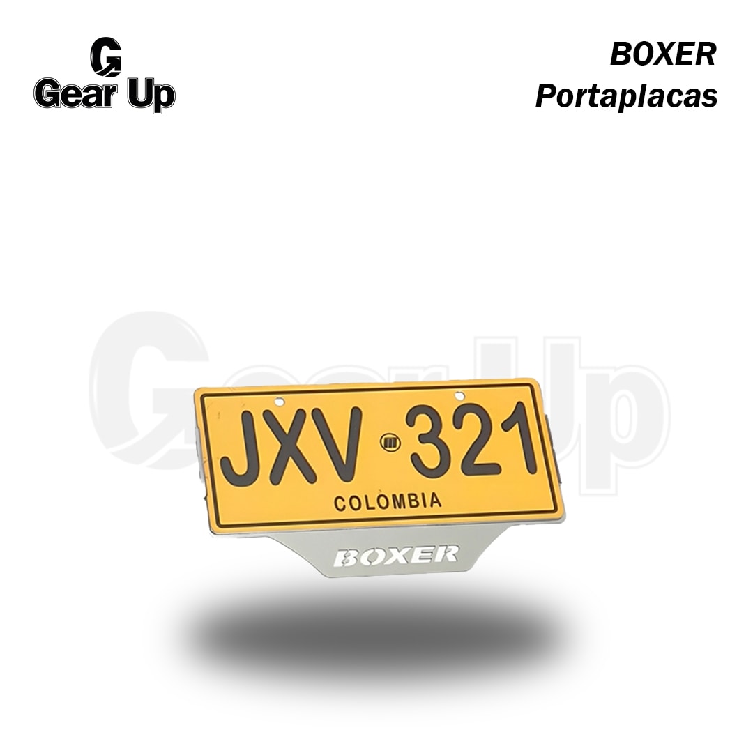 Portaplaca Boxer