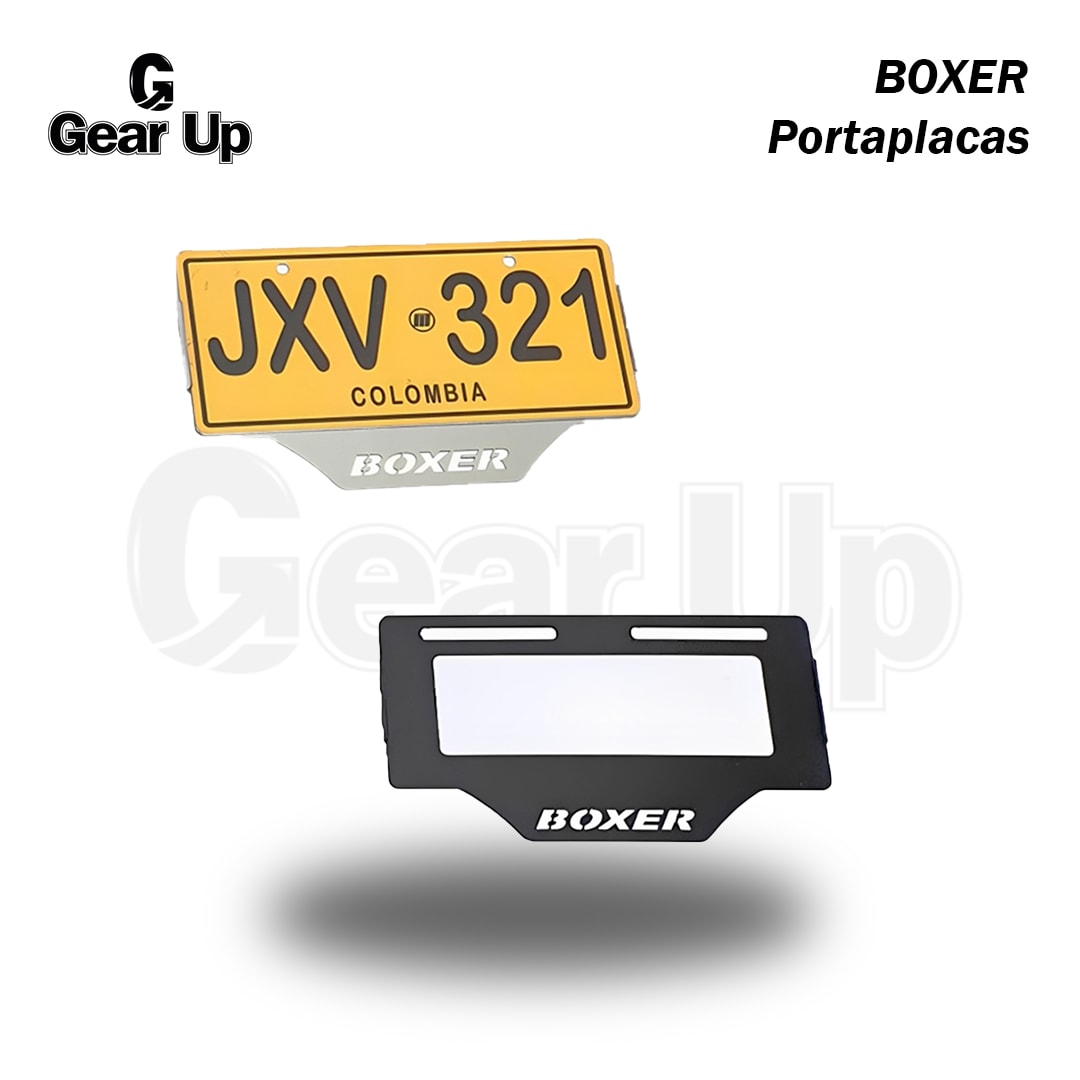 Portaplaca Boxer