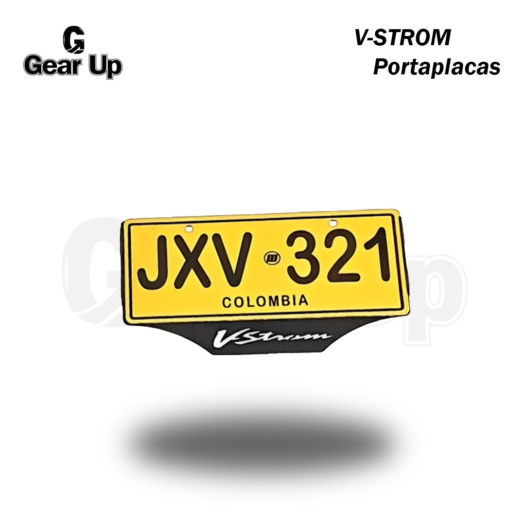 V-Strom - Portaplacas