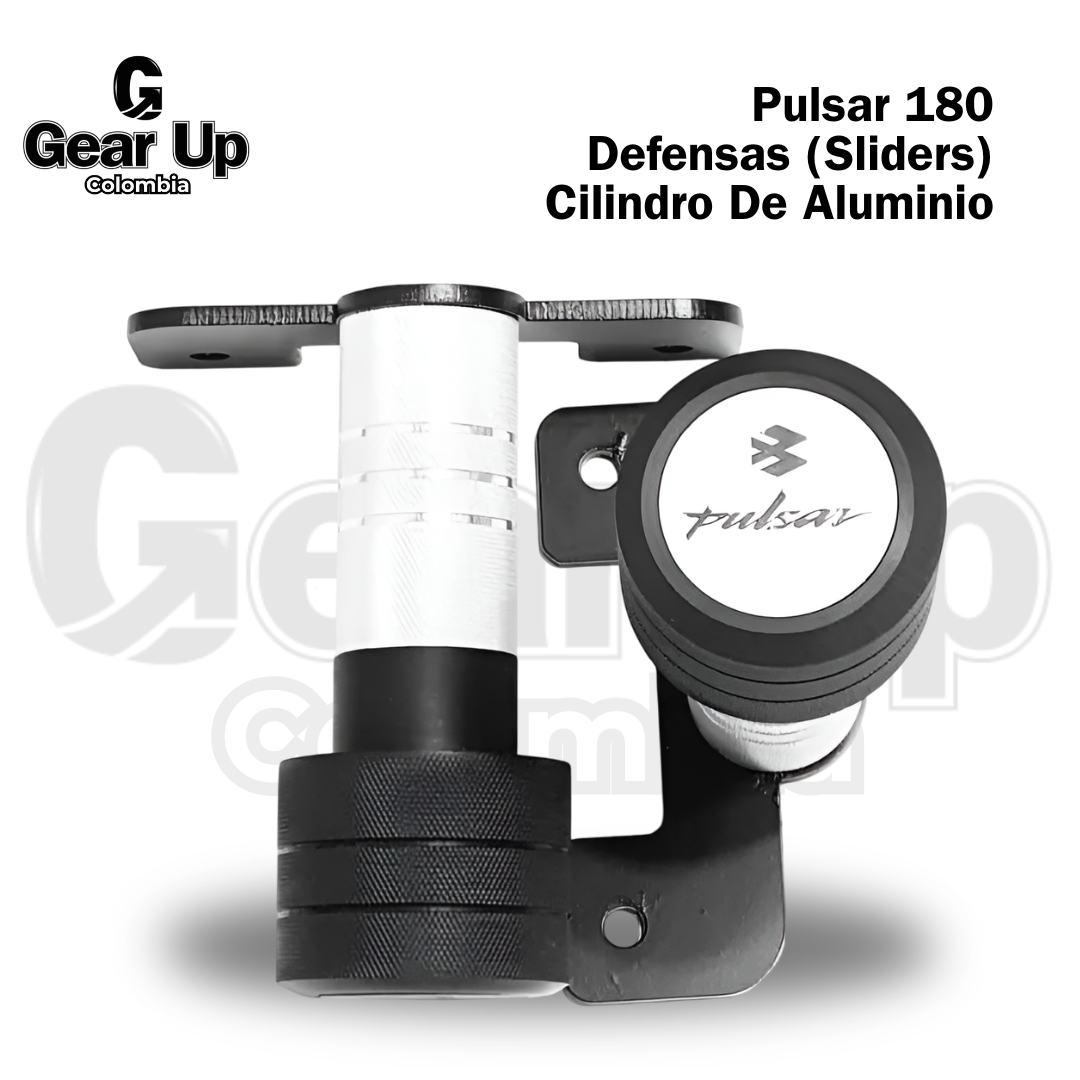 Pulsar 180 - Defensas (Sliders) Cilindro de Aluminio