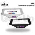 SYM - Portaplacas + Logo 3D