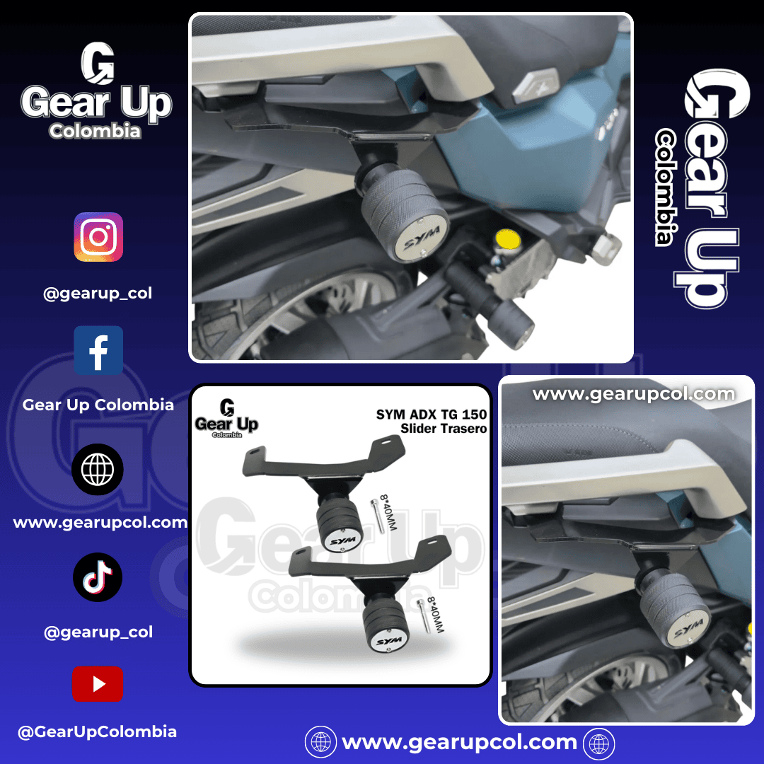 SYM ADX TG 150 - Defensas (Sliders) Traseras