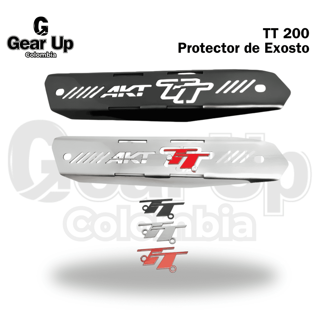 TT 200 - Protector de Exosto + Logo 3D