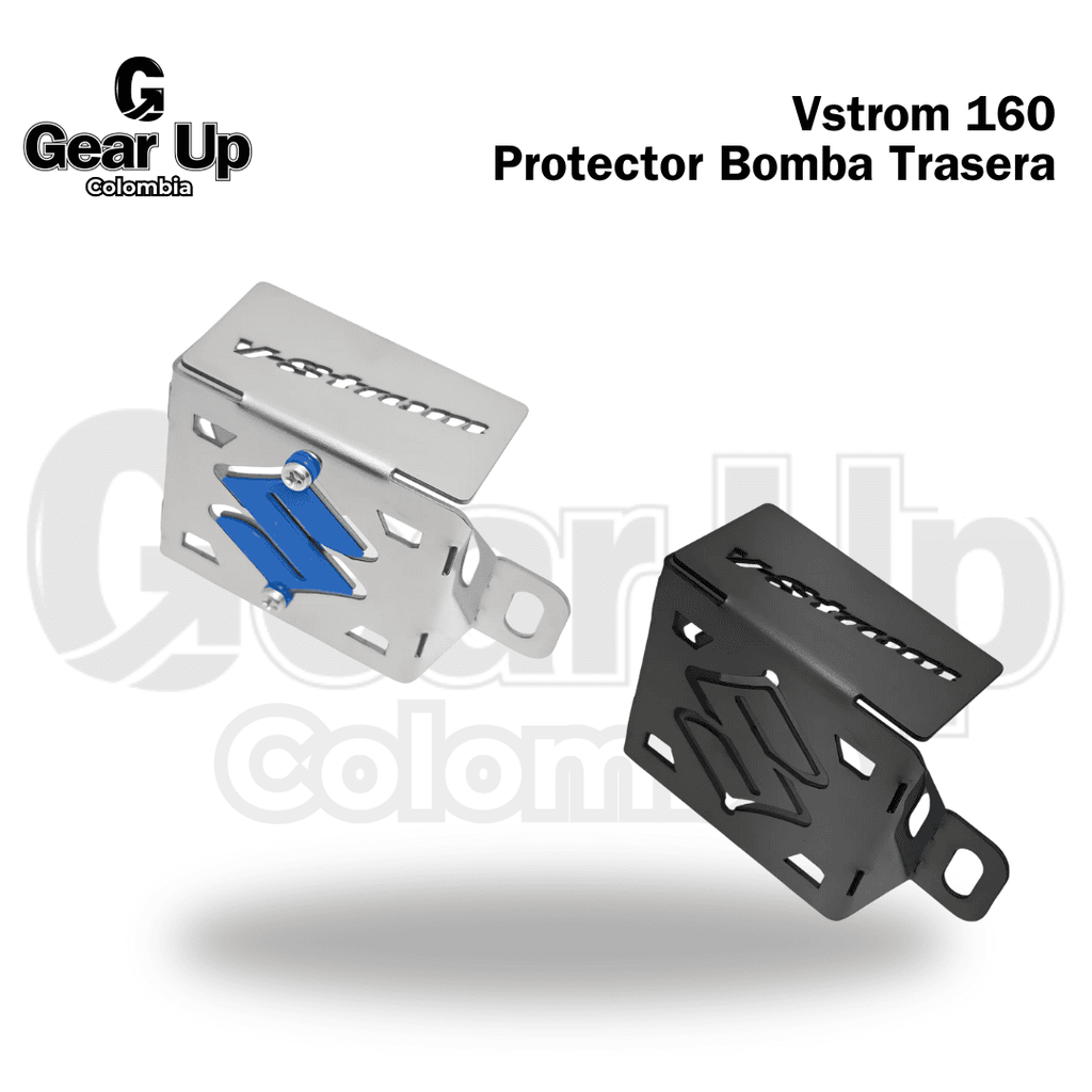 V-Strom 160 - Protector Bomba Trasera + Logo 3D
