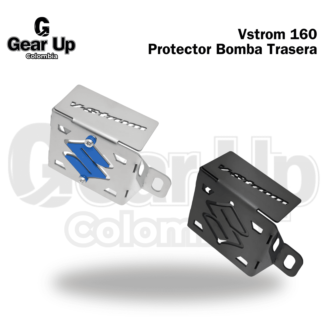 V-Strom 160 - Protector Bomba Trasera + Logo 3D