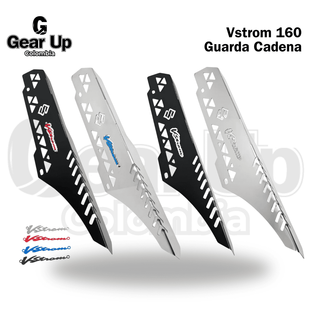 V-Strom 160 - GuardaCadena + Logo 3D