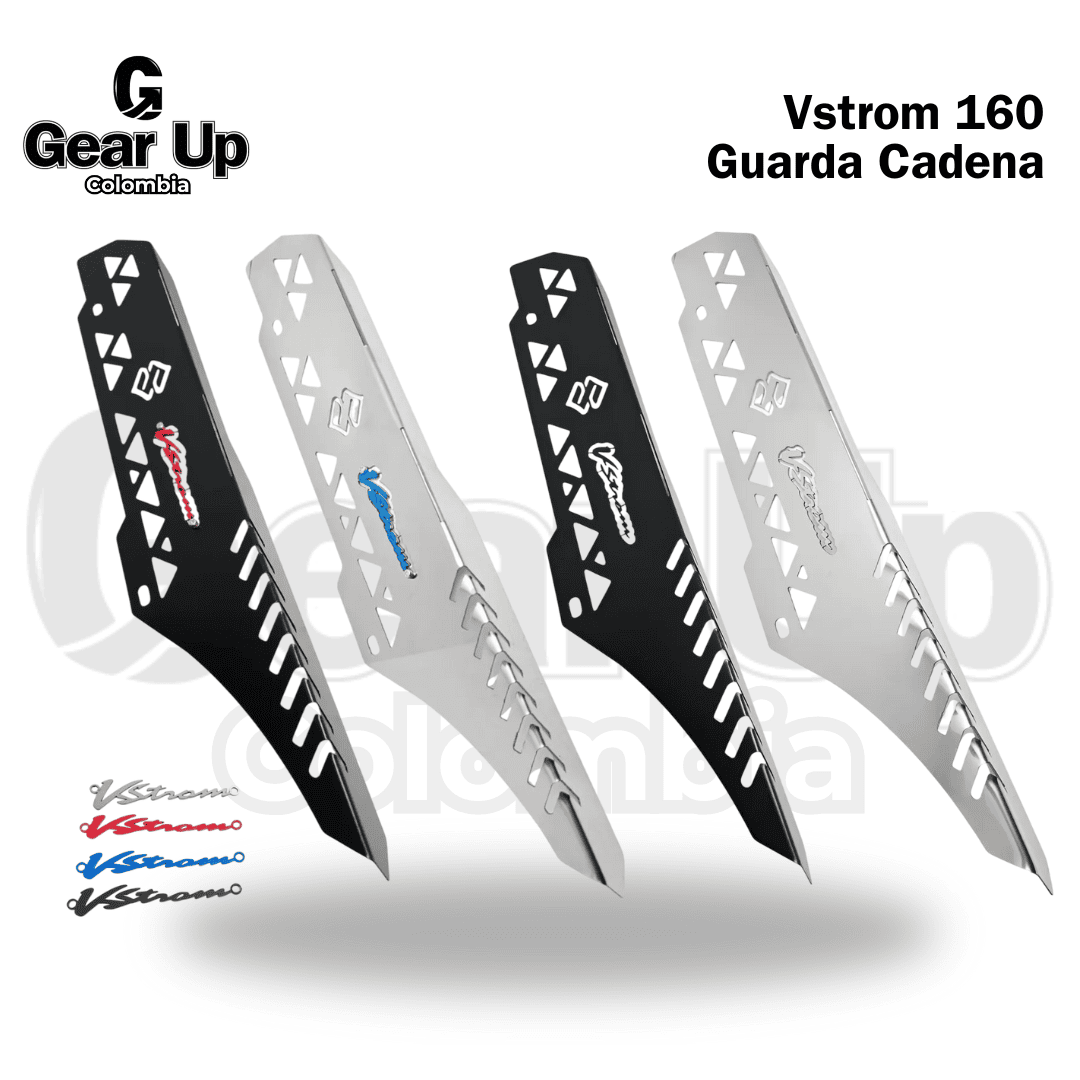 V-Strom 160 - GuardaCadena + Logo 3D