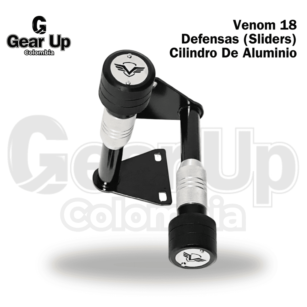 Venom 18 - Defensas (Sliders) Cilindro De Aluminio