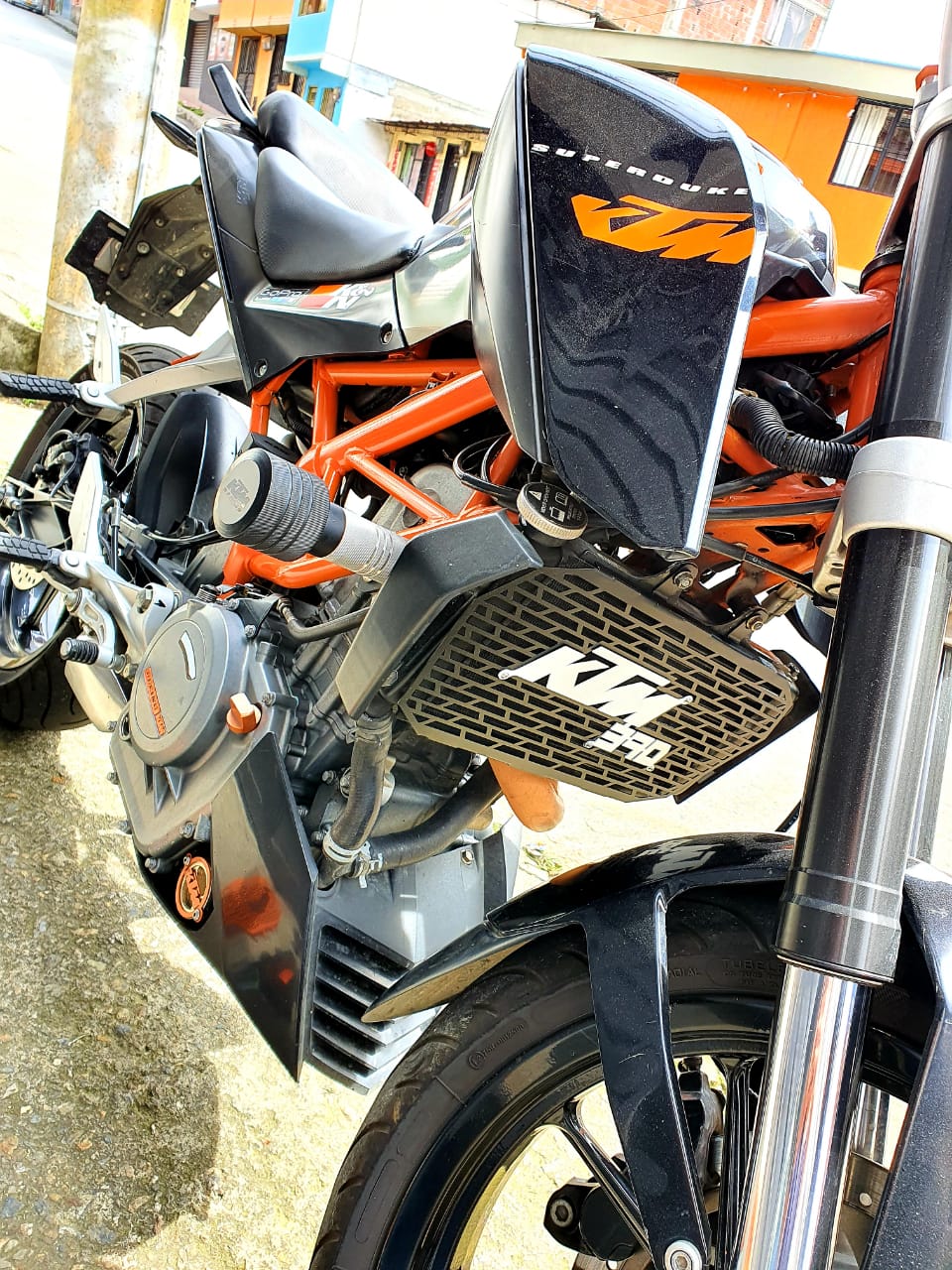 Protector Radiador Cuadrado KTM 390 (2 Partes)