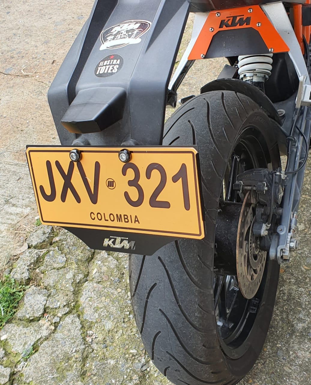 PortaPlaca KTM