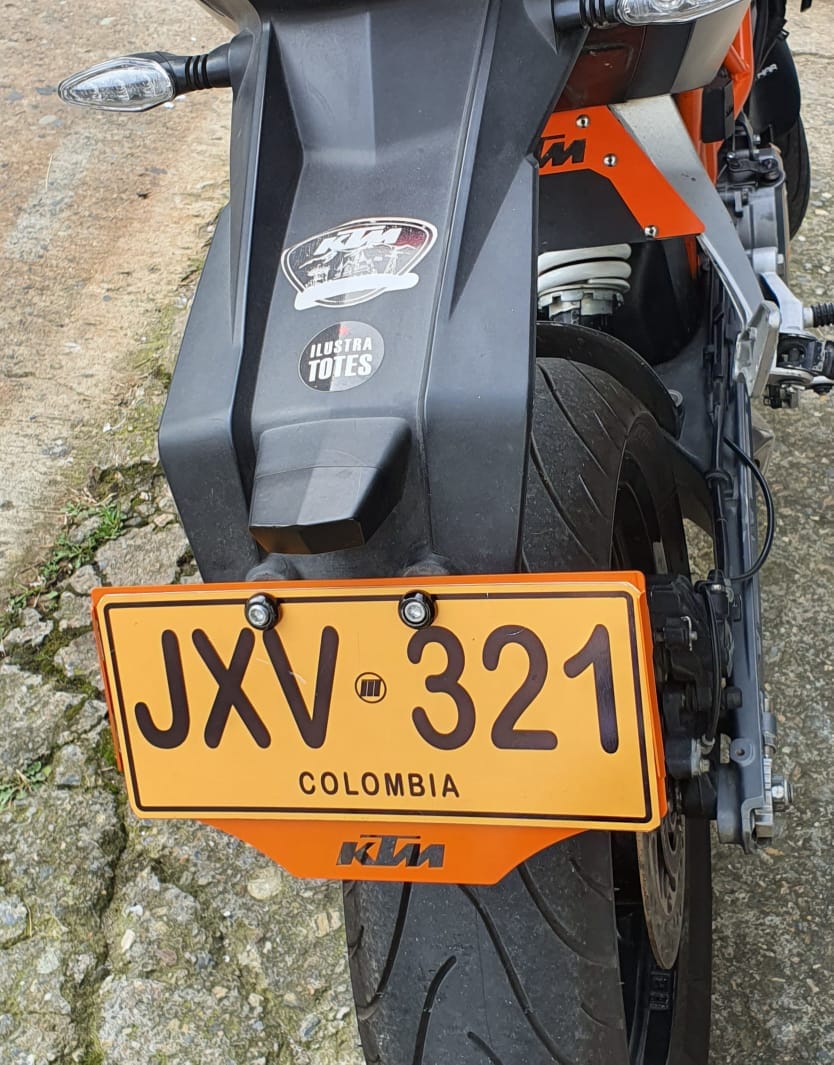 PortaPlaca KTM