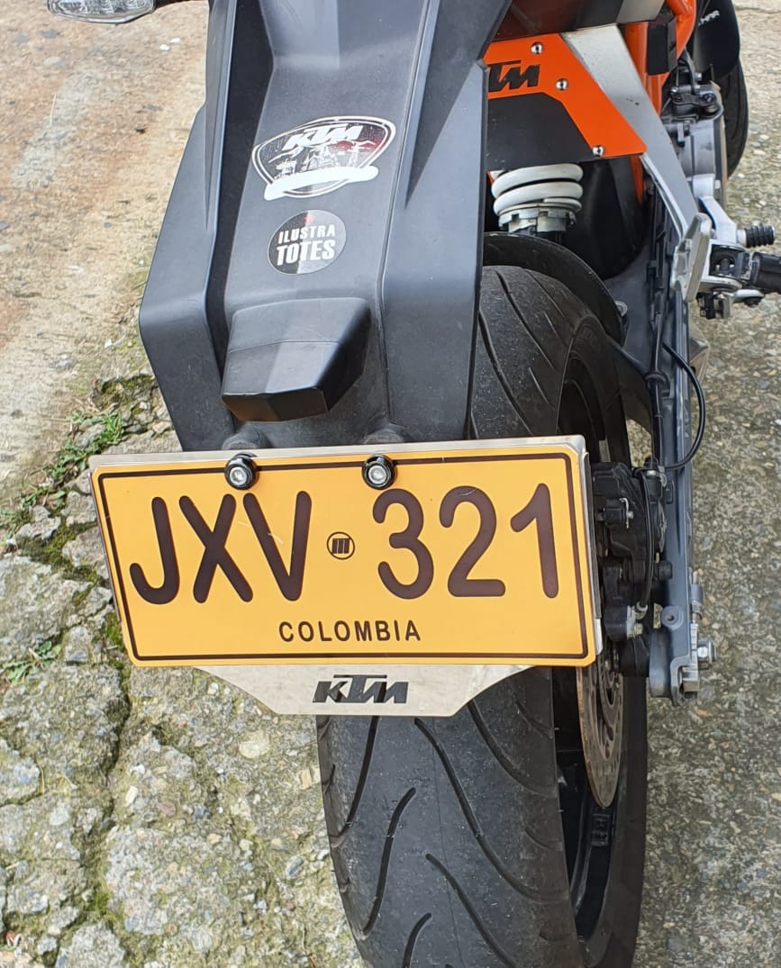 PortaPlaca KTM
