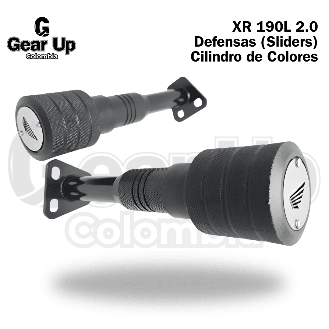 XR 190L 2.0 - Defensas (Sliders) Cilindro De Colores