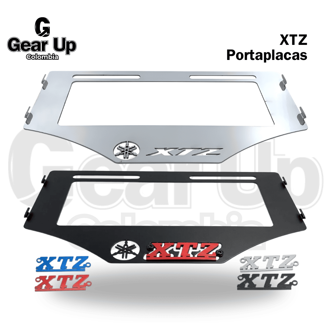 XTZ - Portaplacas