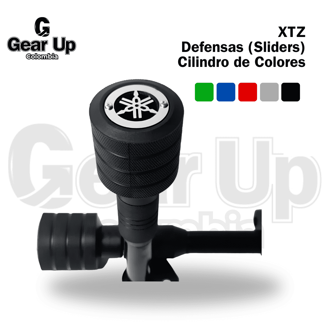 XTZ 125 - Defensas (Sliders) Cilindro De Colores