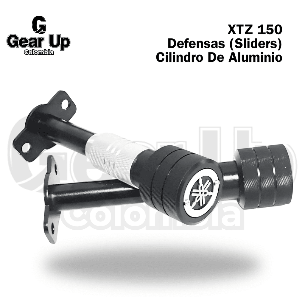 XTZ 150 - Defensas (Sliders) Cilindro de Aluminio