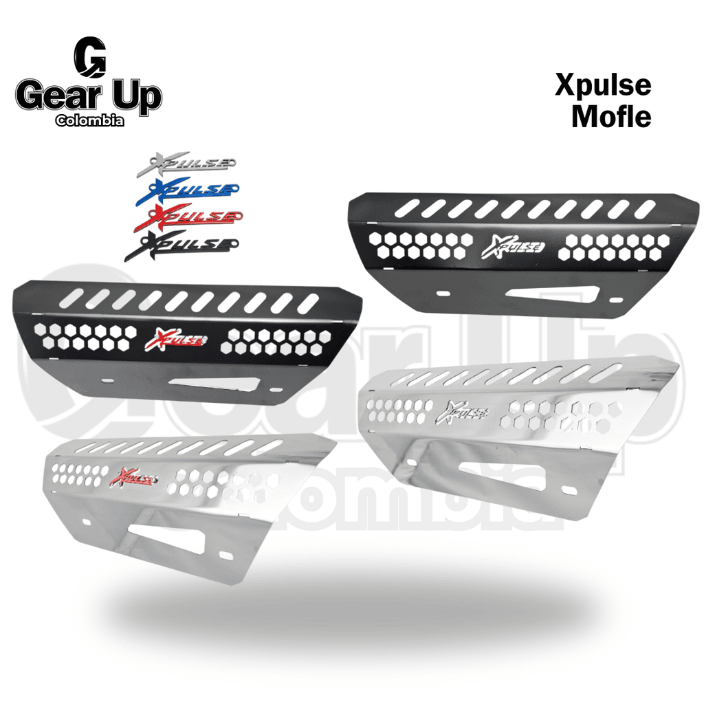 Xpulse 200 4v - Protector de Mofle + Logo 3D